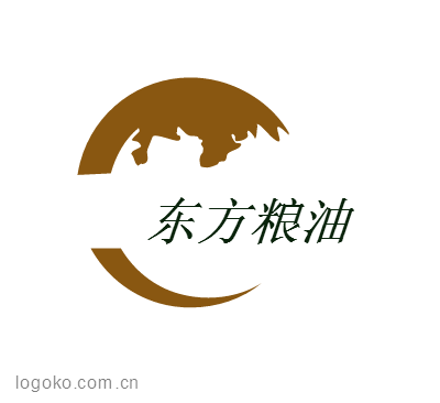 东方粮油logo设计