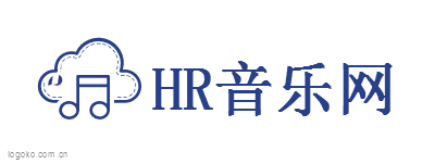 HR音乐网logo设计