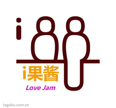 i果酱logo设计