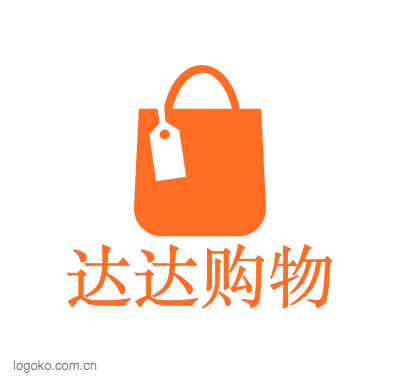 达达购物logo设计