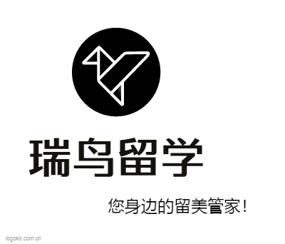 瑞鸟留学logo设计