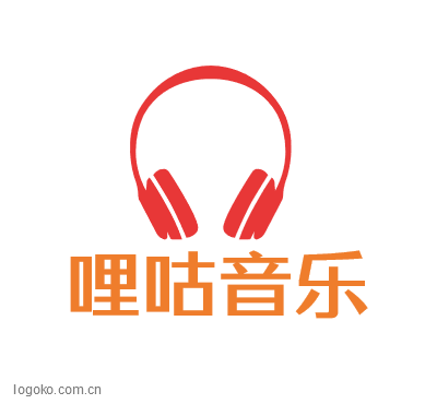 哩咕音乐logo设计