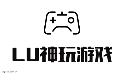 LU神玩游戏logo设计