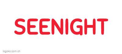 SEENIGHTlogo设计