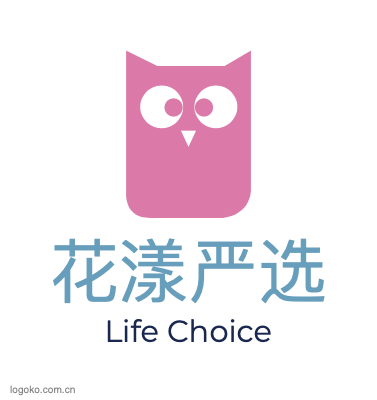 花漾严选logo设计