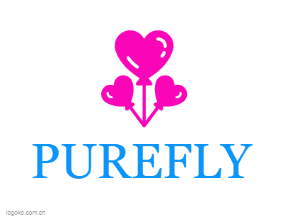 PUREFLYlogo设计