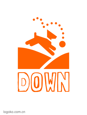 DOWNlogo设计