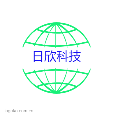 日欣科技logo设计
