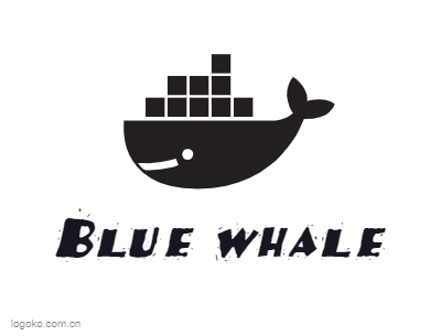 Blue whalelogo设计