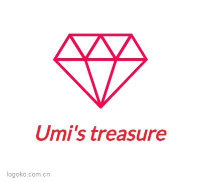 Umi's treasurelogo设计