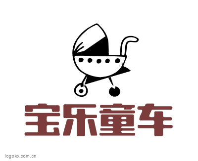 宝乐童车logo设计