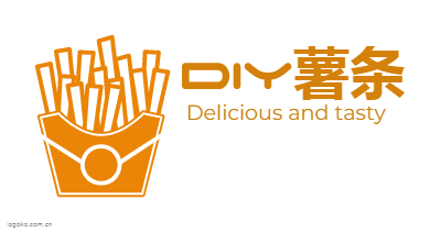 Diy薯条logo设计