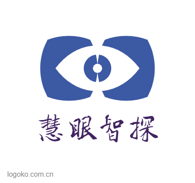 慧眼智探logo设计