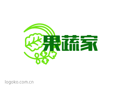 果蔬家logo设计