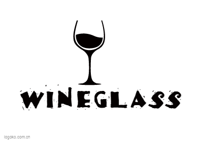 wineglasslogo设计