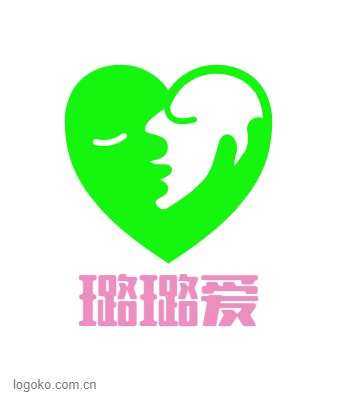 璐璐爱logo设计