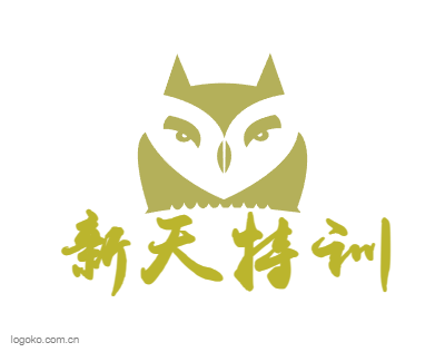 新天特训logo设计