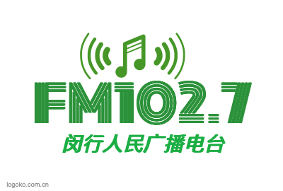 FM102.7logo设计