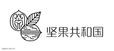 坚果共和国logo设计