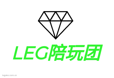 LEG陪玩团logo设计