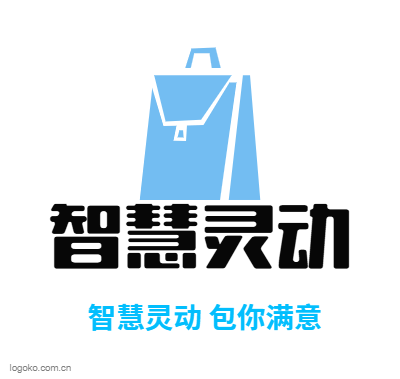 智慧灵动logo设计