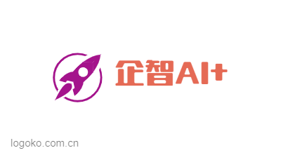 企智AI+logo设计