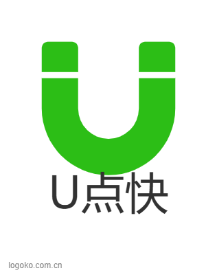 U点快logo设计