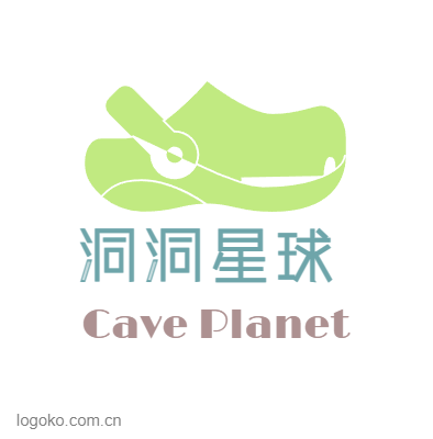 洞洞星球logo设计