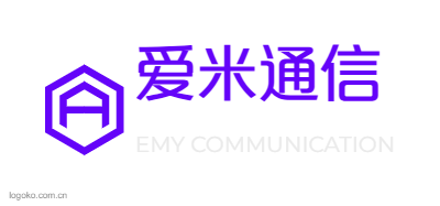 爱米通信logo设计