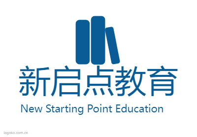 新启点教育logo设计