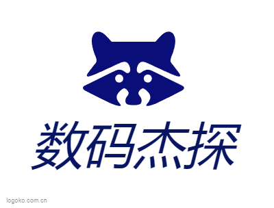 数码杰探logo设计