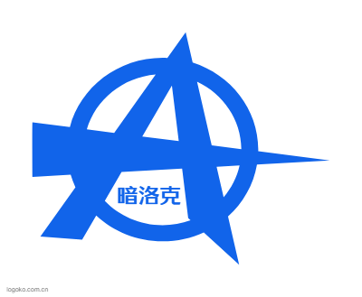 暗洛克logo设计